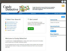Tablet Screenshot of candydetective.com